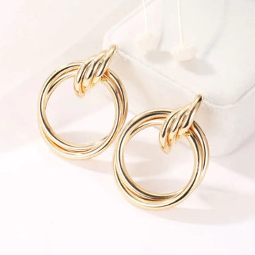 Women’s Small Gold Hoop Earrings: Andy Earrings for Effortless Chic