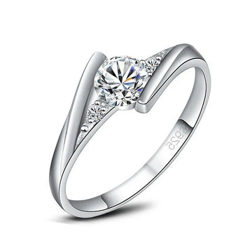 Sterling Silver Promise Rings – Silver Engagement Rings for Lasting Commitment