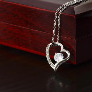 Forever Love Necklace - Heart Shaped Pendant Jewelry Gift
