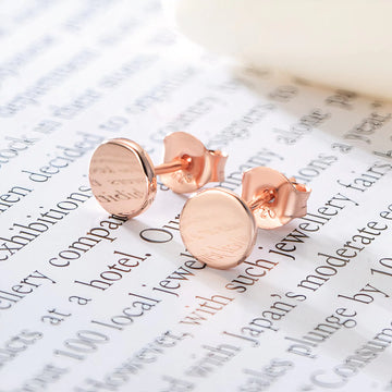 Jana Earrings – Elegant Gold Plated Stud Earrings for Timeless Glamour