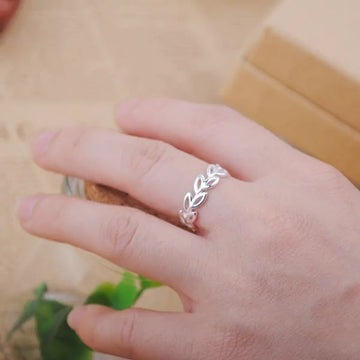 Sterling Silver Leaf Rings for Nature-Inspired Elegance – Unique Gold and Silver Leaf Rings