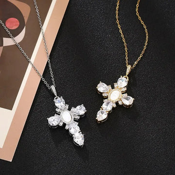 Pandora Cross Pendant Necklace: Timeless Faith with Dainty Elegance