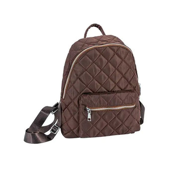 Nylon Quilted Backpack for Stylish and Durable Carrying
