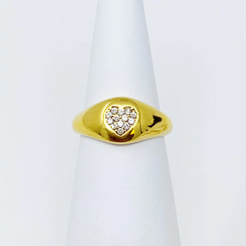 Gold Heart Rings – Diamond Heart Rings for Romantic Elegance