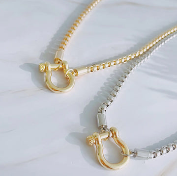 Luxe Pendant Box Chain Necklace for Sophisticated Style