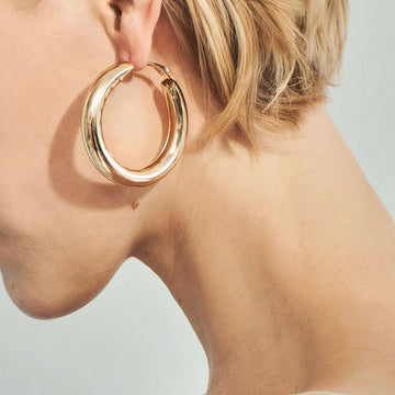 Zales Gold Earrings Hoops: Aura Earrings for Ethereal Elegance