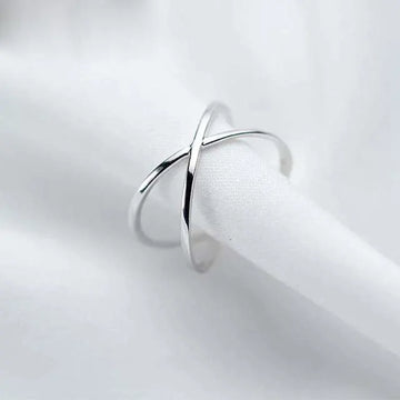 Vintage Silver Rings – 925 Sterling Silver Cross Adjustable Ring