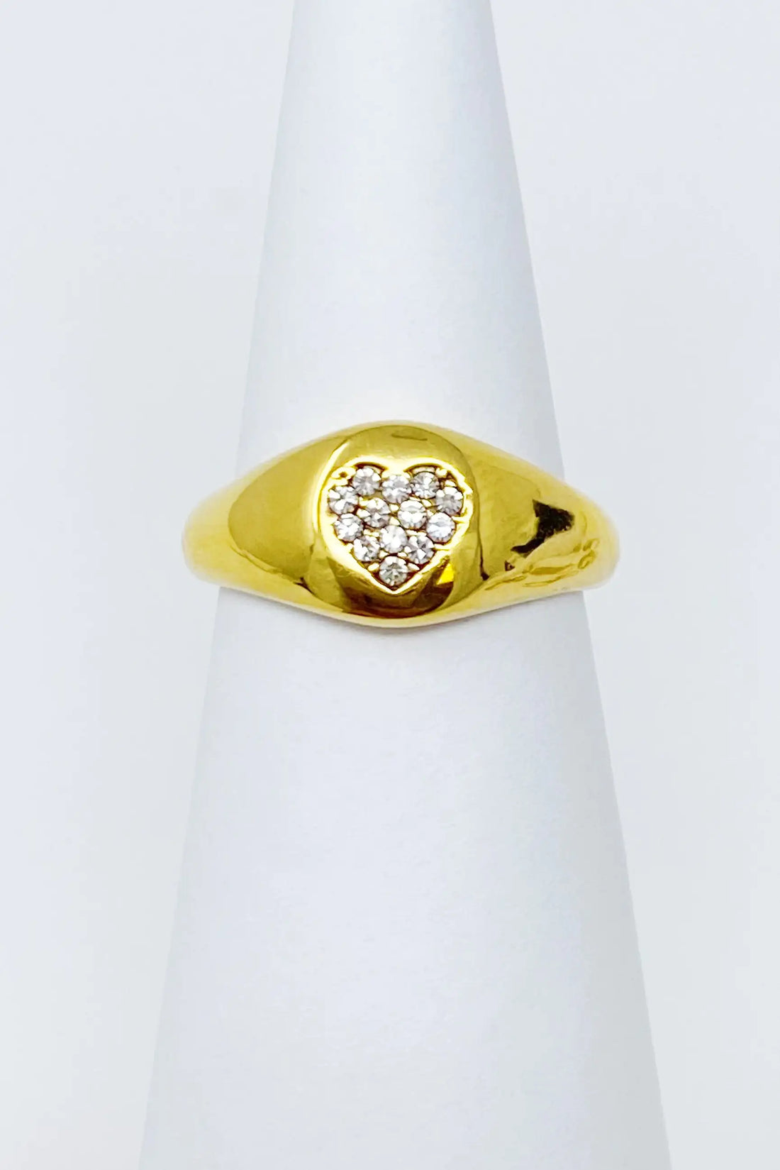 Shine Me Heart Ring for Romantic Elegance