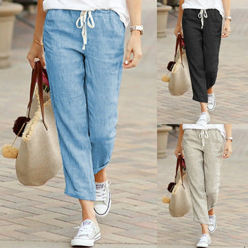 Cozy Drawstring Elastic Waist Pants for Ultimate Comfort