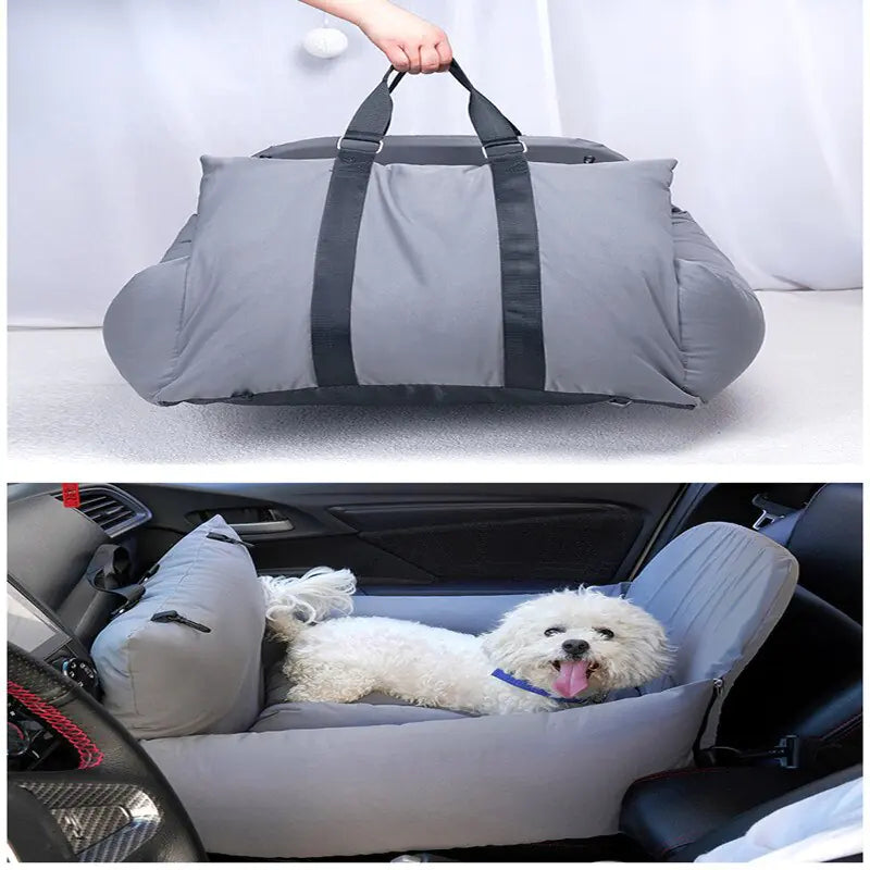 Central Control Car Safety Pet Seat for Secure and Comfortable Travel: Dog Console Car Seats for Small Dogs