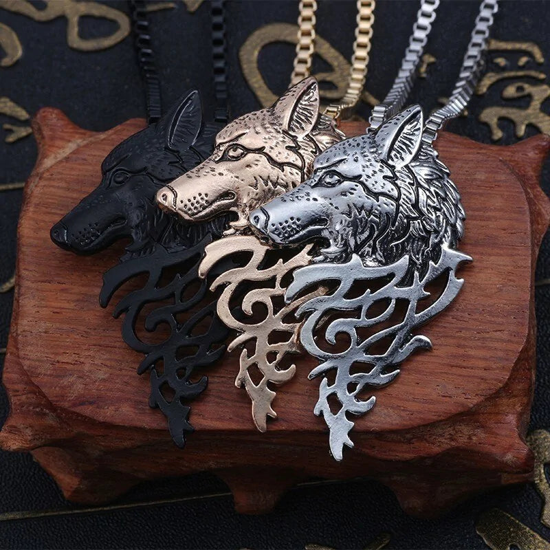 Wolf Head Pendant Necklace for Fierce Style