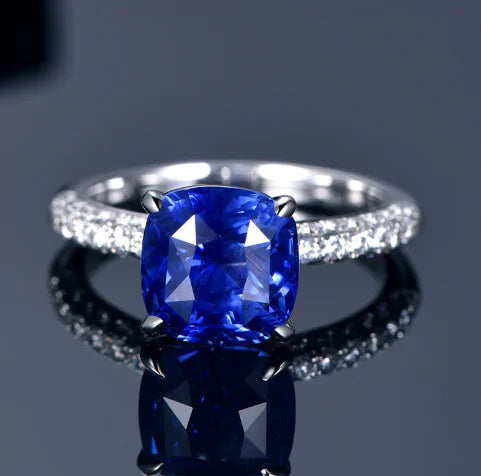 Embellished Sapphire Luxury Ring for Elegant Statements