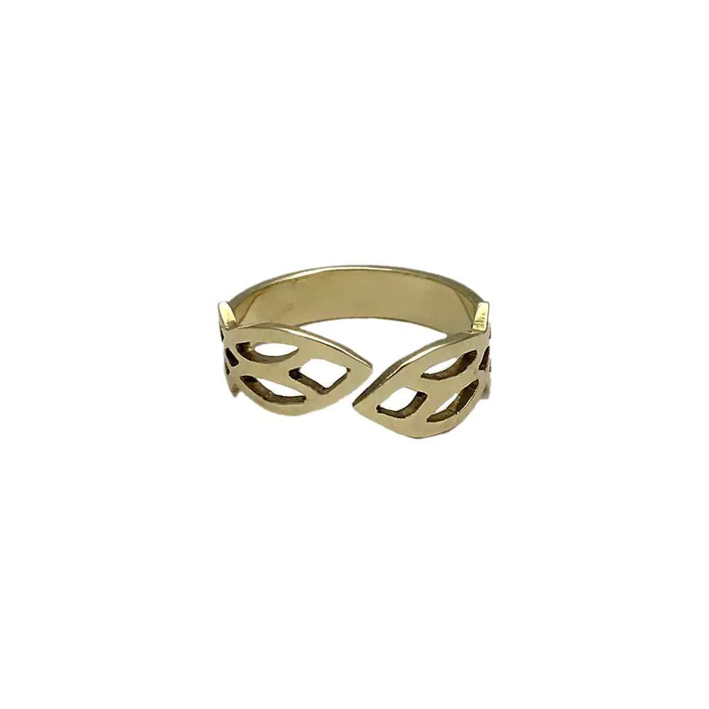 Cambodian Leaf Ring: Nature-Inspired Elegance