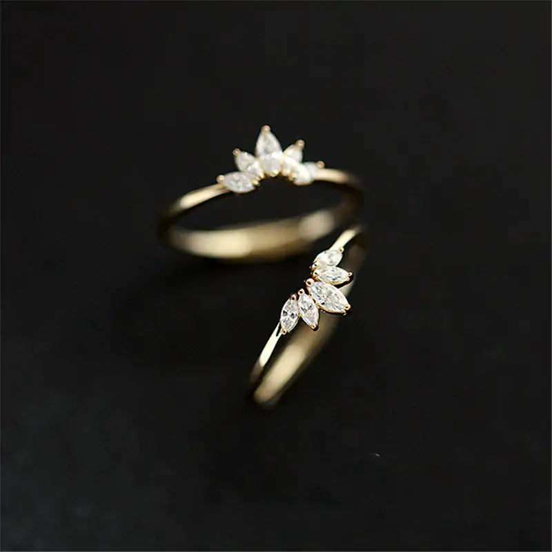 Simple Crown Rings for Elegant Everyday Wear