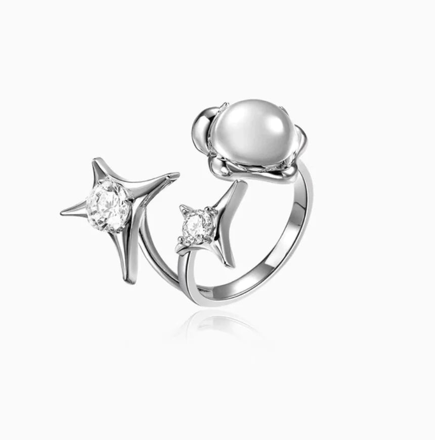 Luminous Pearl Ring for Elegant Sophistication