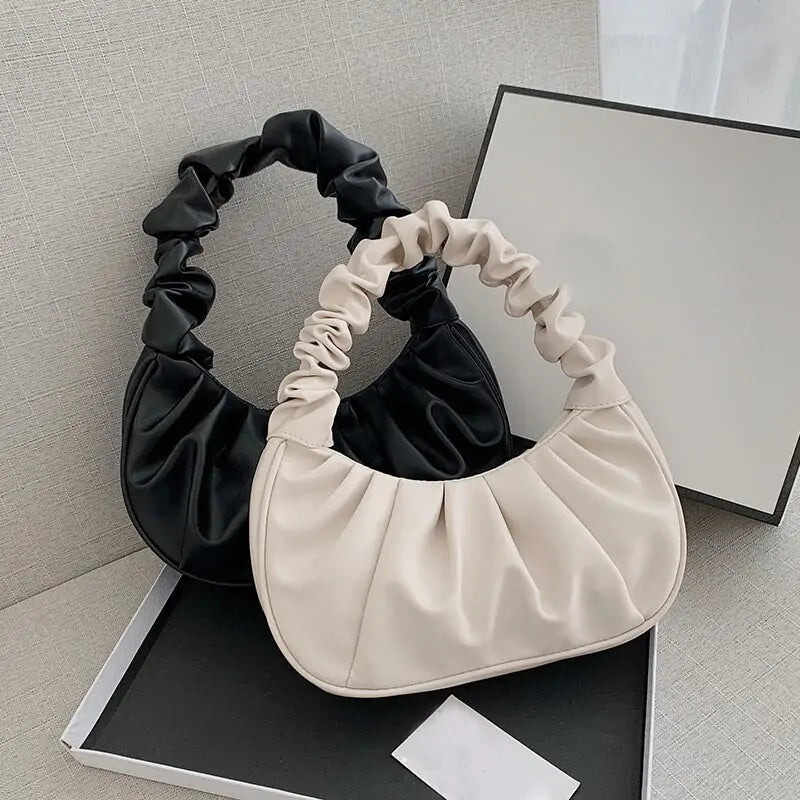 Fashion Cloud Pleated Handbags for Trendy Looks