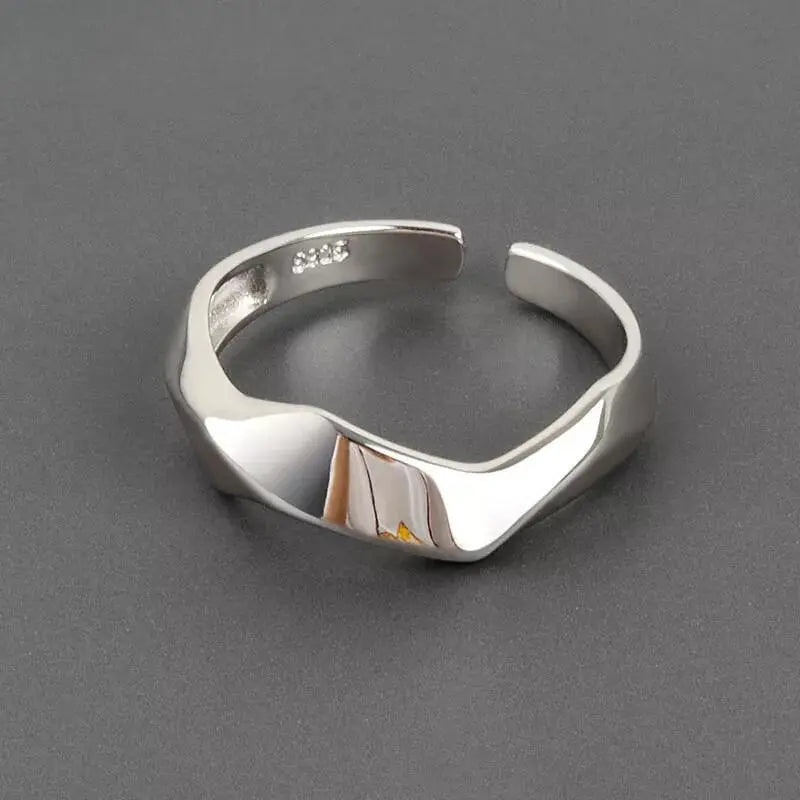Geometric Open Rings for Women: Sterling Silver Stackable, Promise and Opal Ring Designs