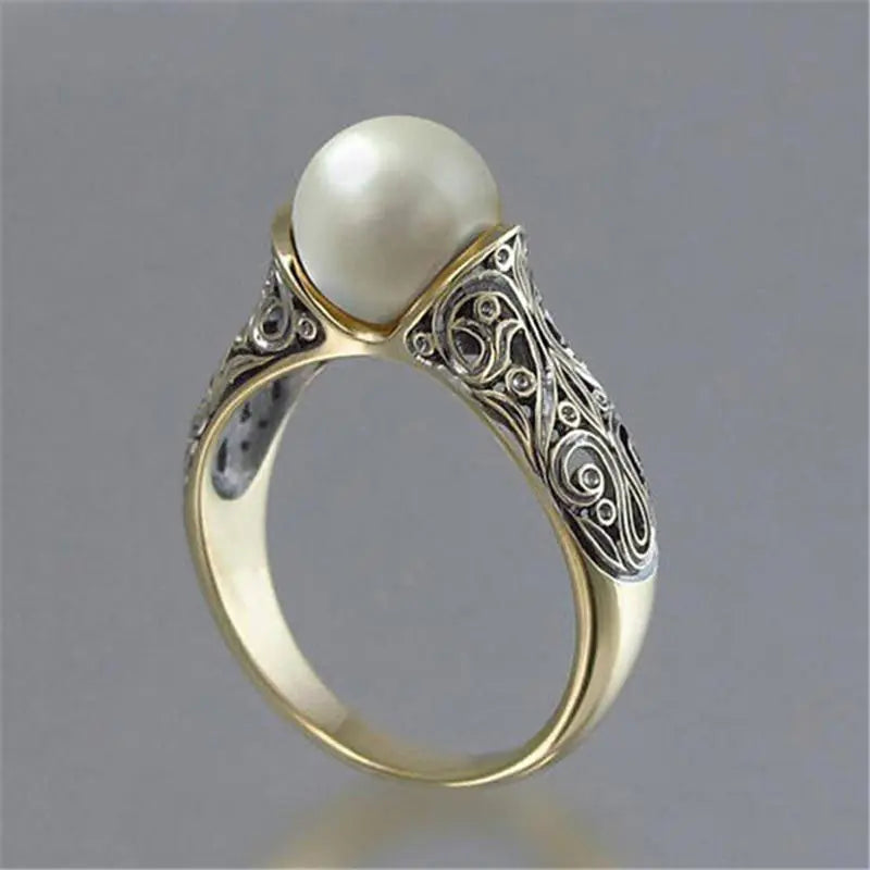 Elegant Natural Pearl Ring for Timeless Sophistication