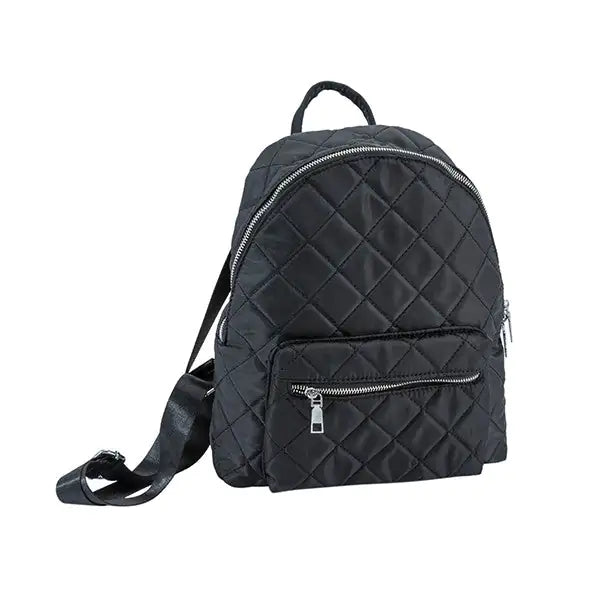 Nylon Quilted Backpack for Stylish and Durable Carrying
