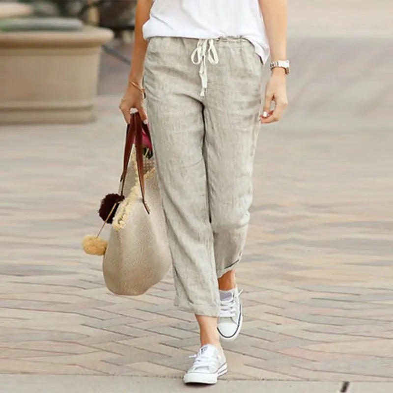 Cozy Drawstring Elastic Waist Pants for Ultimate Comfort